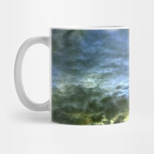 Sparse Clouds in the Early Evening as the Sun Sets - Photograph Mug